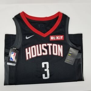 HOUSTON ROCKETS BASKETBALL SHIRT JERSEY NBA NIKE 903991-010 sz 40 MEN #3 PAUL